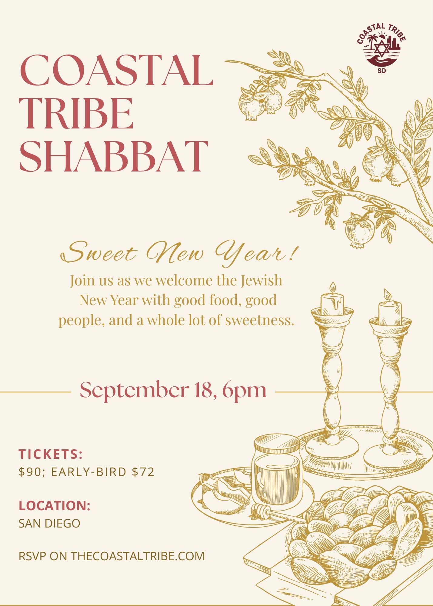 September 18th Coastal Tribe Shabbat